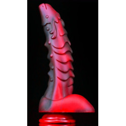 MONSTERED Gode Dragon Sarkan 19 x 4.5cm Noir-Rouge